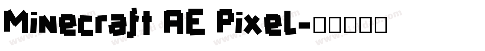 Minecraft AE Pixel字体转换